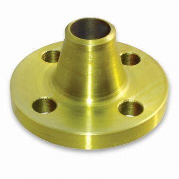 yellow-golden-painting-weld-neck-flanges